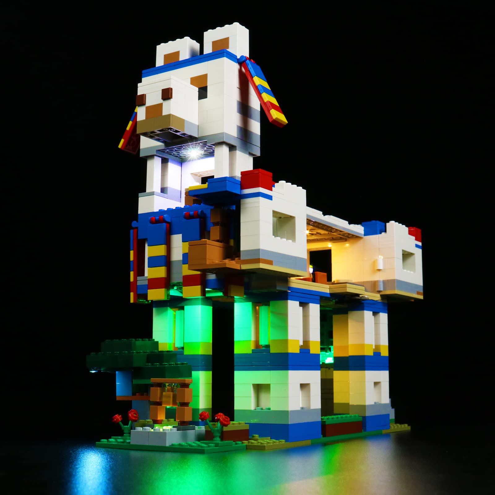 LMTIC Lighting Kit for Lego Llama Village 21188 - LED Light Set with ON/OFF Switch - Compatible with Lego 21188 Building Blocks (Lego Set Not Included) - Perfect for Home Decoration, Display, and Nighttime Illumination