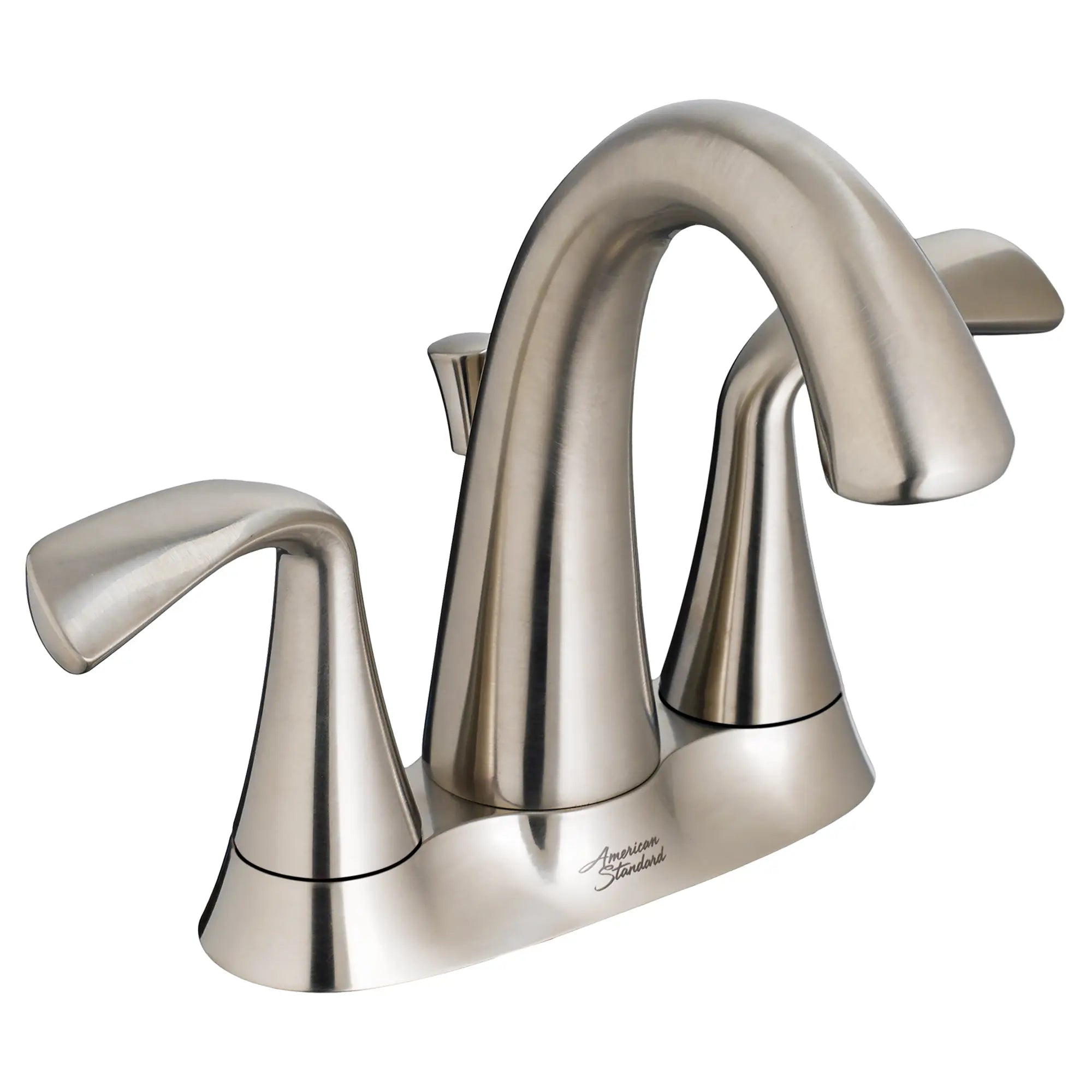 Fluent® 4 Inch Centerset 2 Handle Bathroom Faucet - 1.2 GPM/4.5 LPM Water Saving - Lever Handles - Perfect for Small Bathrooms & Powder Rooms