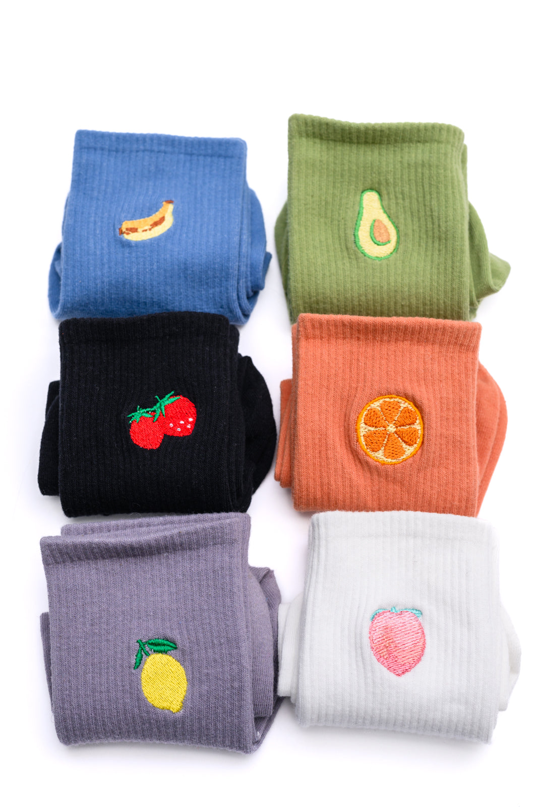6 Pairs Fun Fruit Pattern Socks for Women & Men - Soft Cotton Ankle Socks for Kids, Teens & Adults - Perfect for Gifts, Yoga, Workout & Daily Wear