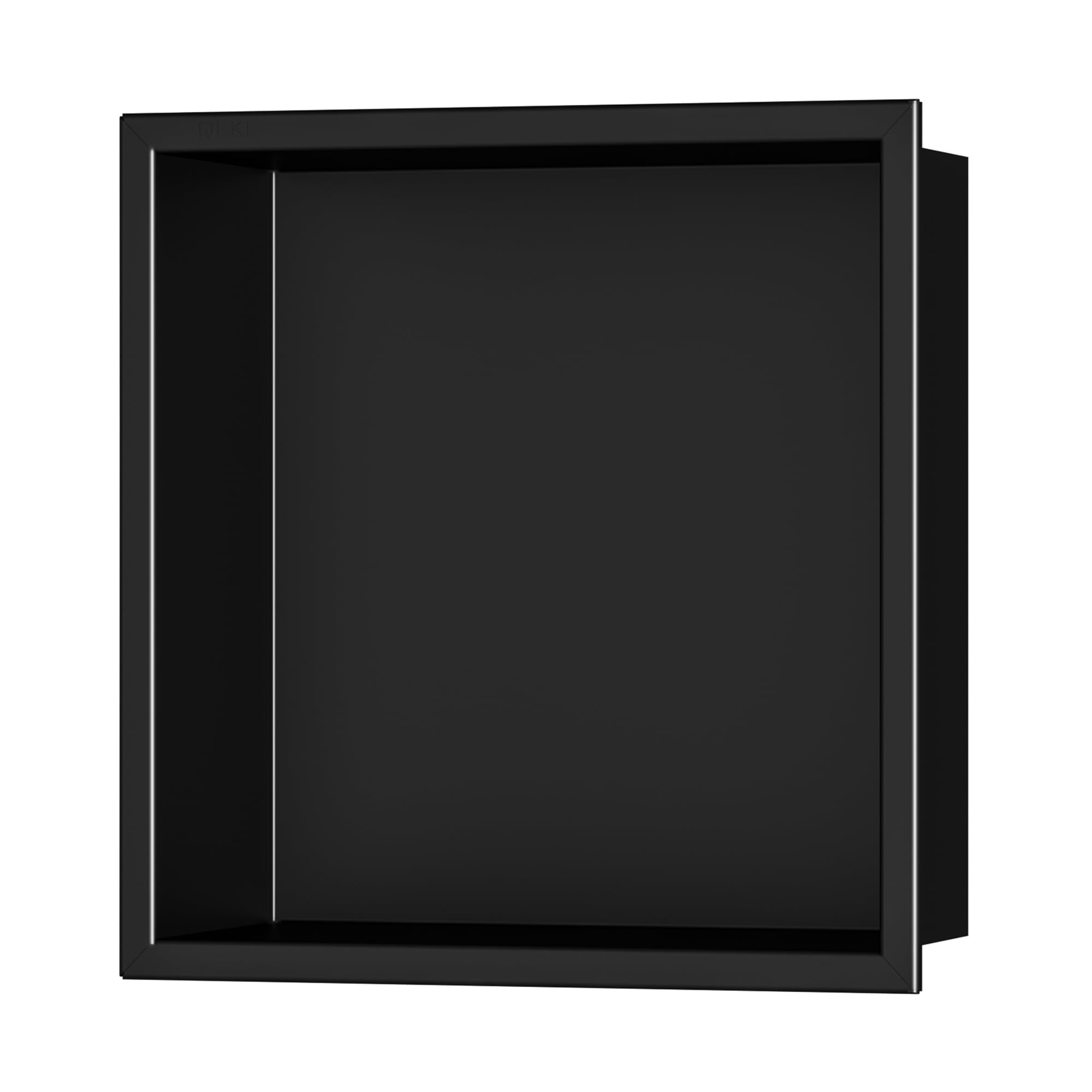 12x12 Inch Stainless Steel Bathroom Wall Niche - Waterproof Shower Recessed Shelf, No Tile Required, Matte Black Finish | Perfect for Bathroom Storage, Shampoo & Soap Organization, Modern Home Decor