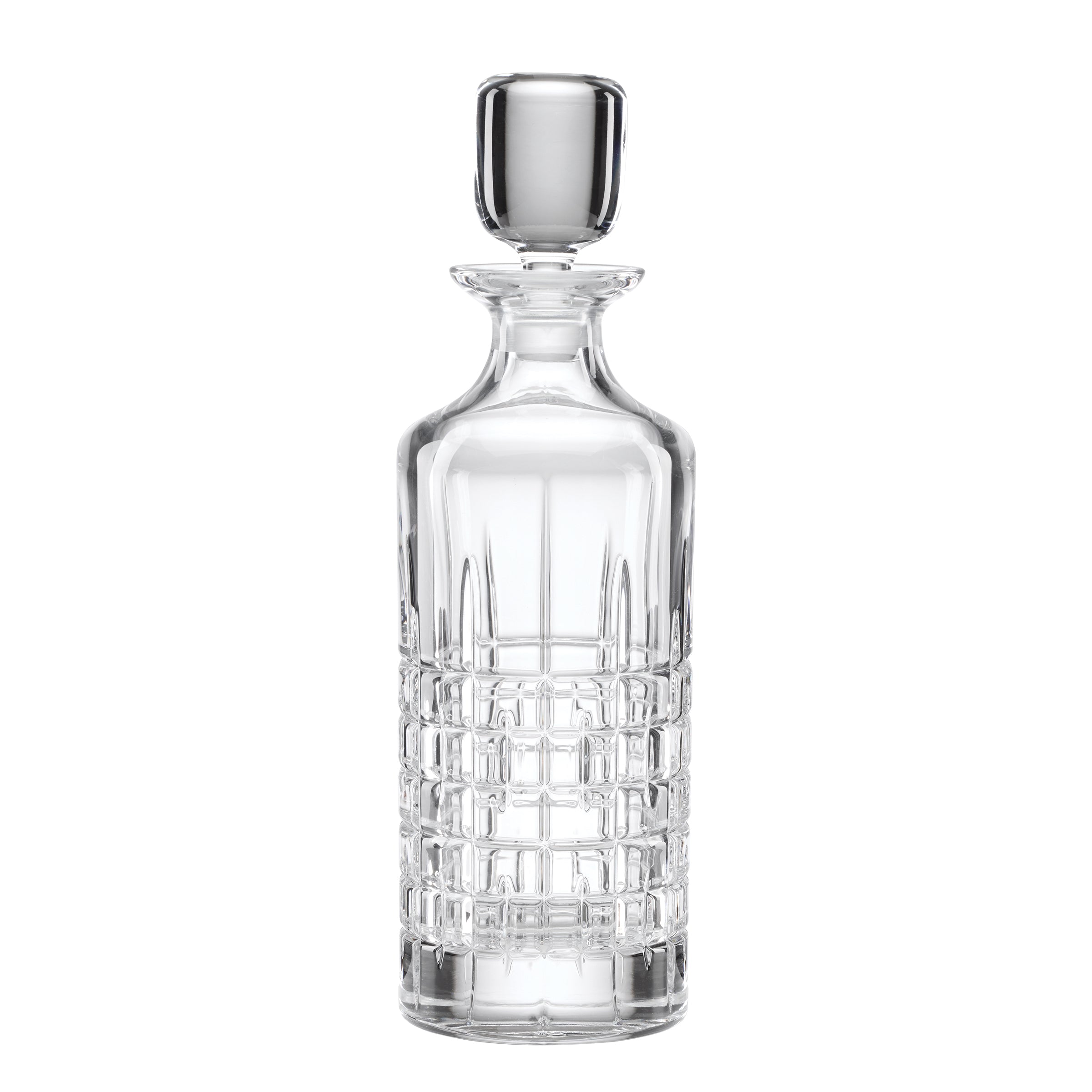 Reed & Barton Deklan Crystal Decanter - Elegant Glass Liquor Decanter for Whiskey, Bourbon & Scotch - Perfect for Home Bars, Gifts & Entertaining