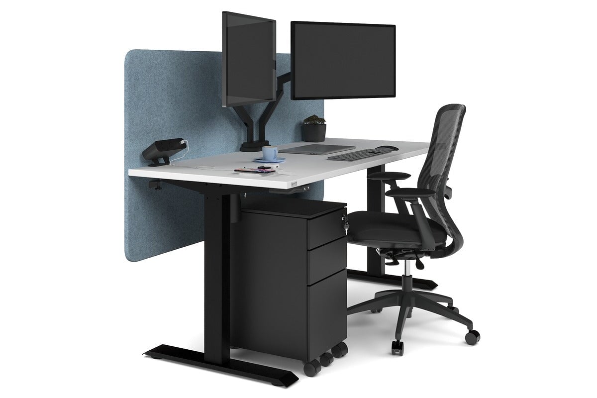 Height Adjustable Desk 1600L x 700W - Ergonomic Standing Desk for Home & Office - Perfect for Work, Study & Gaming