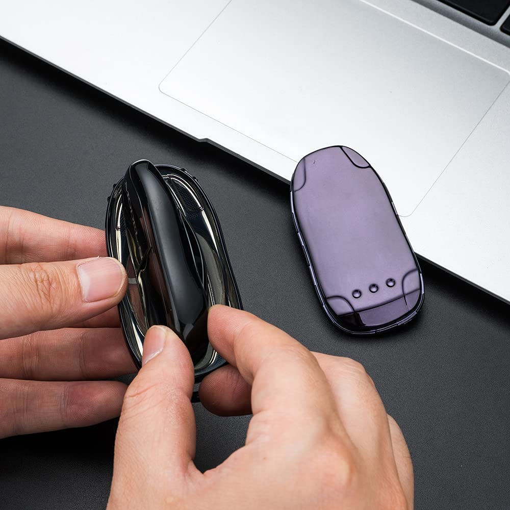 Tesla Model 3 Key Case Cover - Premium Black Keychain Protector for Tesla Key Fob | Perfect for Everyday Use & Car Enthusiasts