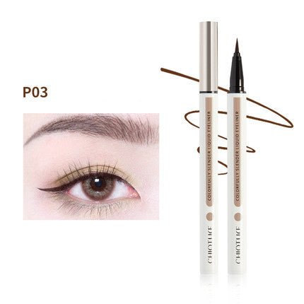 CHIOTURE Waterproof Long-Lasting Eyeliner Pencil - Smudge Proof & Water-Resistant Liquid Eyeliner for All-Day Wear - Perfect for Swimming, Gym & Everyday Makeup