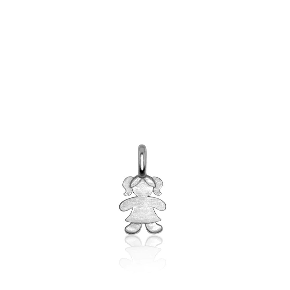 Alex Woo Mini Addition Girl Necklace - Dainty Gold Pendant for Women & Teens | Perfect Gift for Birthday, Graduation & Everyday Wear