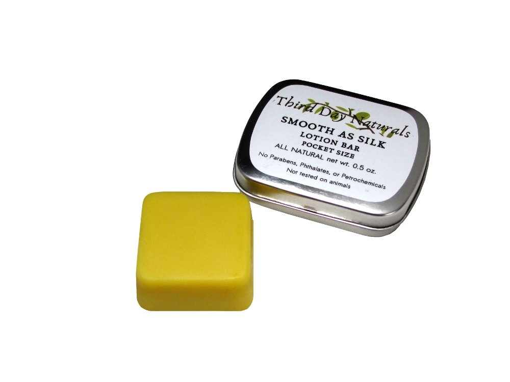 Unscented Pocket-Sized Lotion Bar for Travel - Moisturizing Solid Lotion Stick for Dry Hands & Skin - Perfect for Airplane Carry-On, Gym Bag, and On-The-Go Hydration