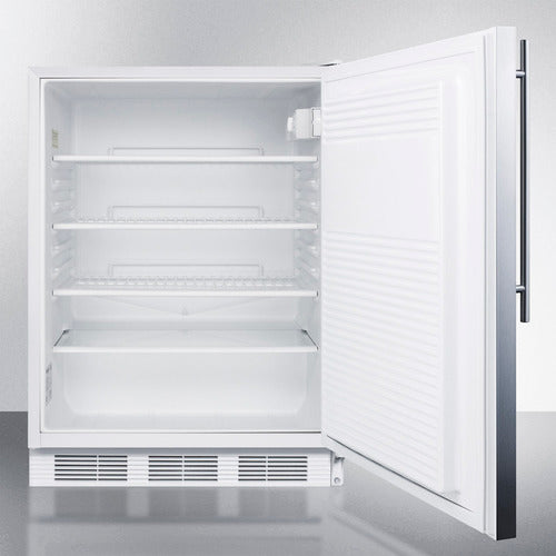 Accucold 24-Inch Wide Built-In All Refrigerator ADA Compliant FF7LWBISSHVADA - Perfect for Small Kitchens, Offices, and ADA-Compliant Spaces
