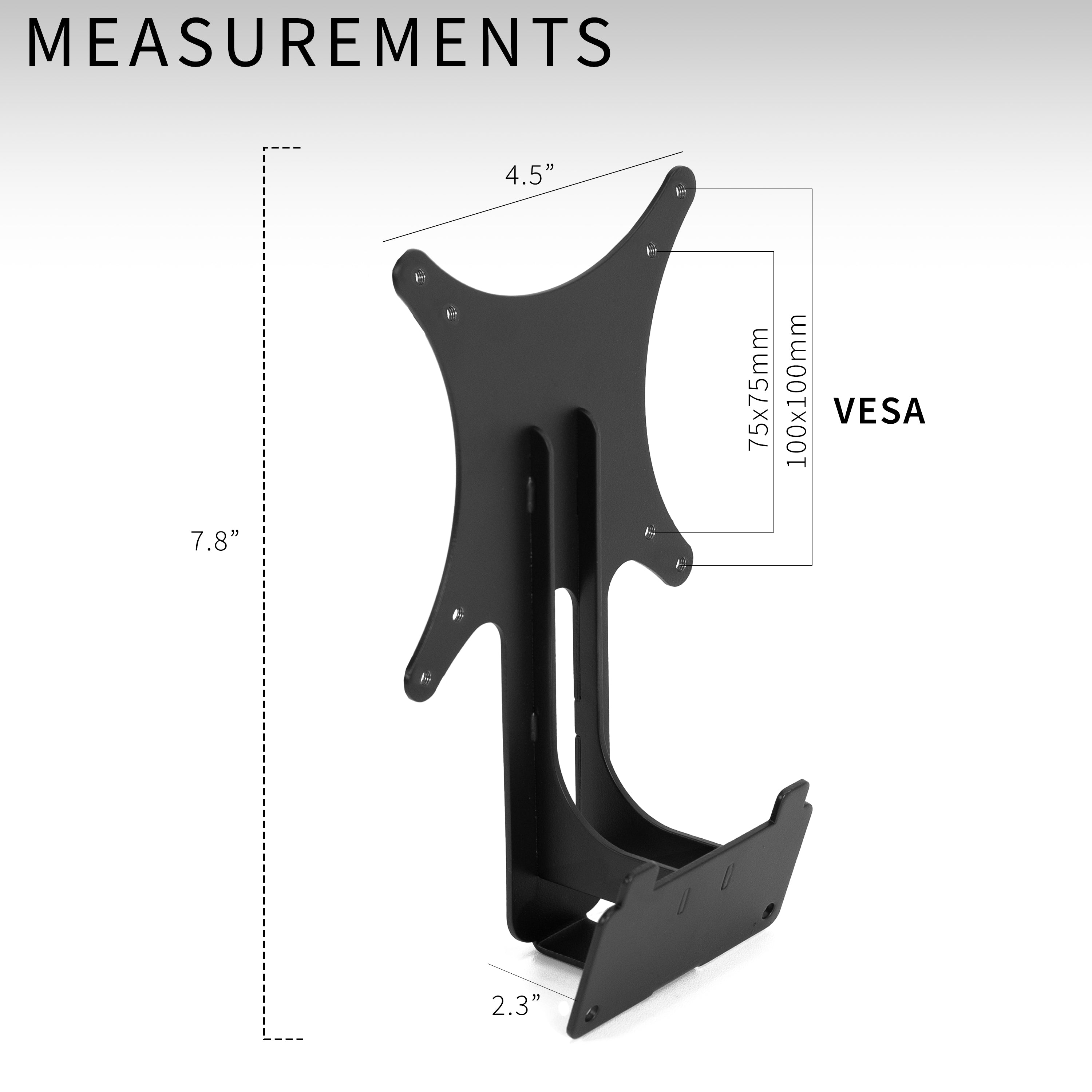 VESA Mount Adapter for Samsung Monitors - 75x75/100x100mm Bracket - Perfect for Home Office & Gaming Setup