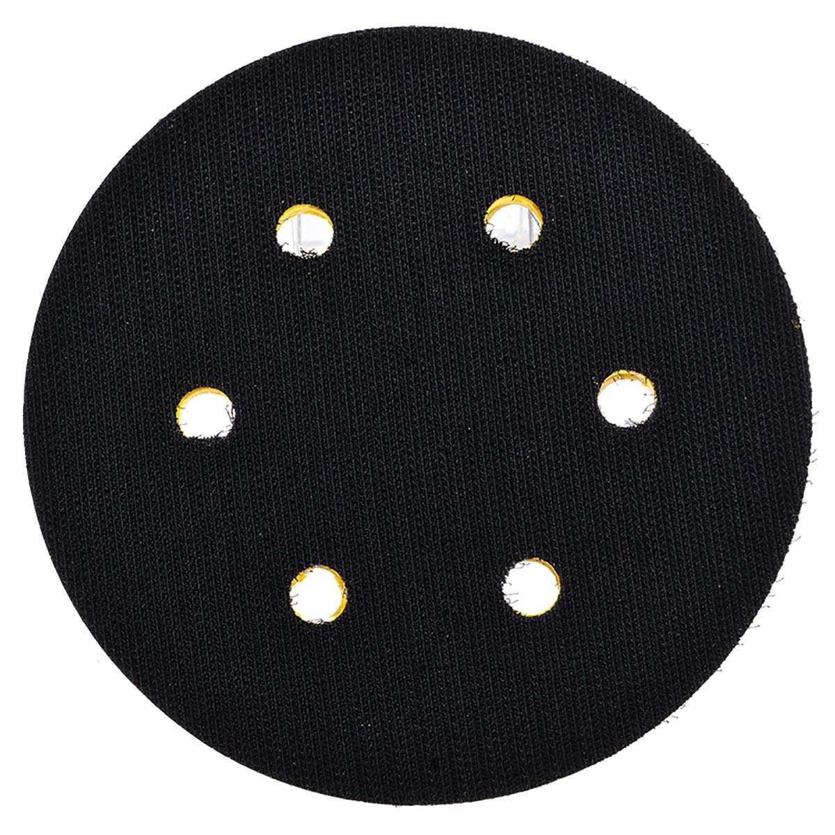 6 Inch 6 Hole Hook and Loop Sanding Backing Pad - 12000 RPM Abrasive Disc for Electric Grinders & Power Tools - Perfect for Woodworking, Metal Polishing, and Surface Preparation