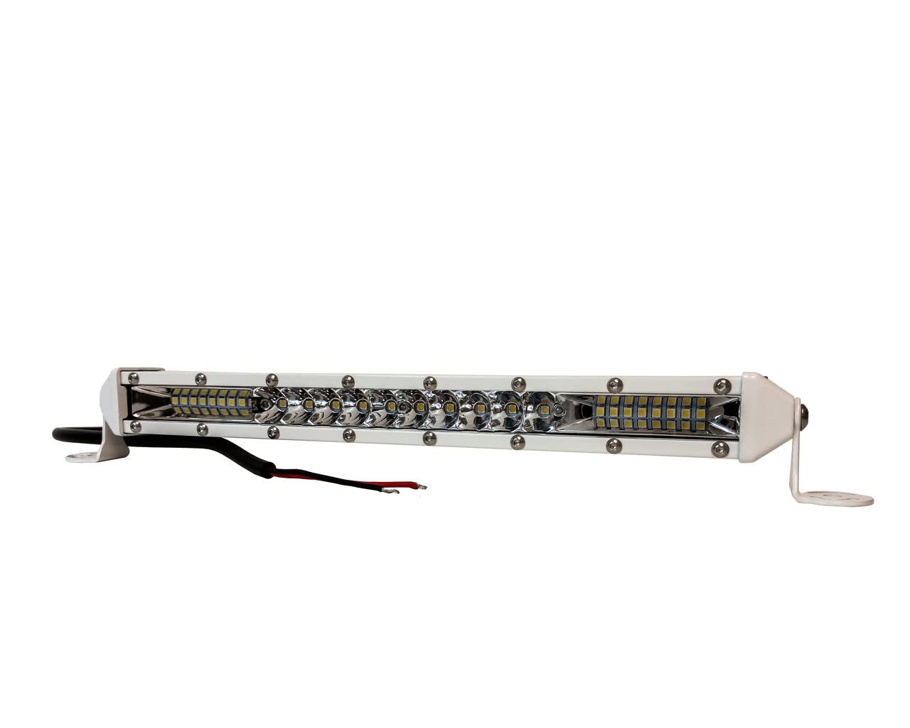 M-Series Ultra Slim High Output LED Mini Light Bar - 10 Inch White for Off-Road Trucks, ATVs, Boats & Marine Lighting - Waterproof & Durable for Outdoor Adventures