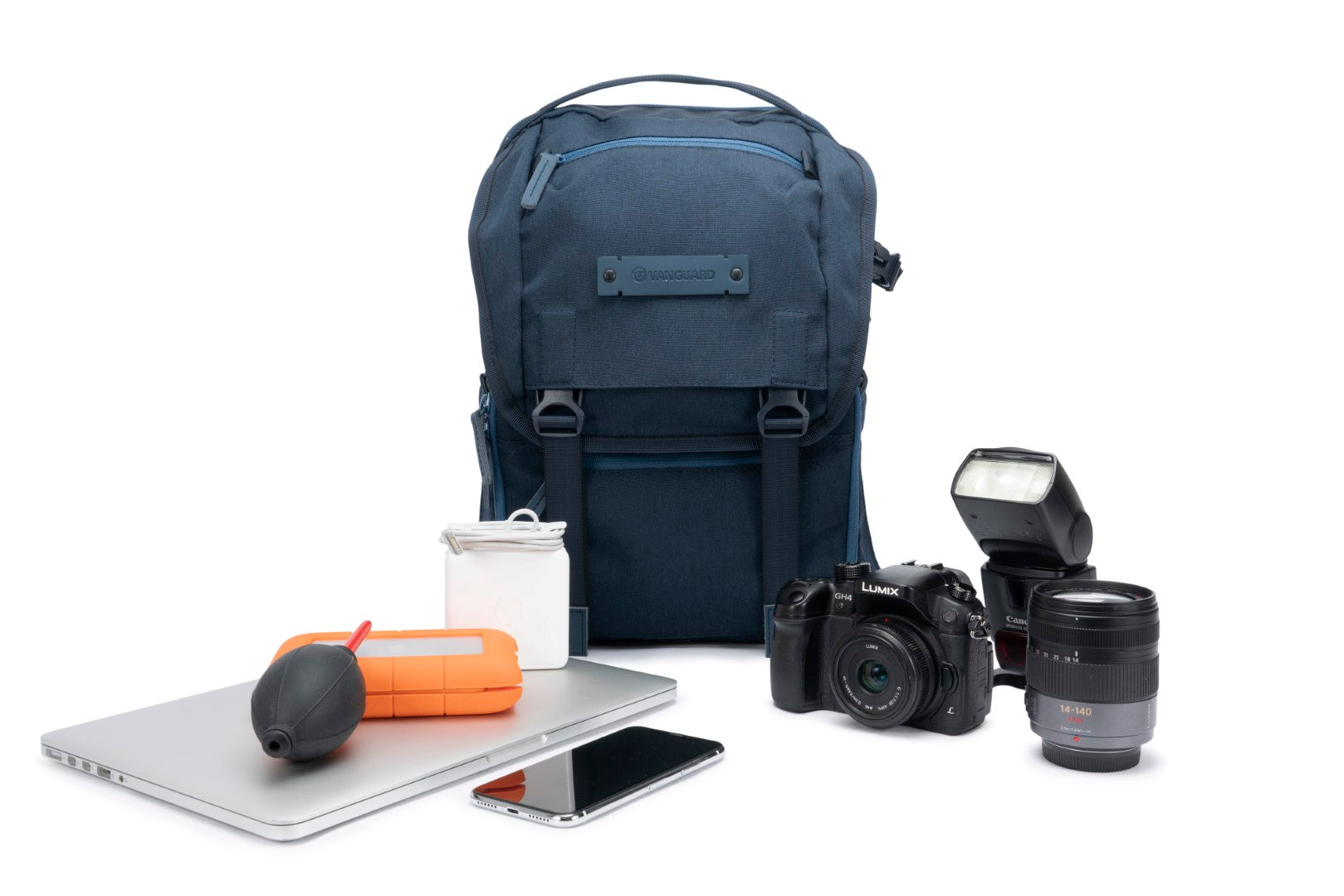 VEO RANGE 41M NV Daypack Camera Backpack - Waterproof DSLR Bag for Photographers, Navy Blue - Perfect for Travel, Hiking & Outdoor Photography