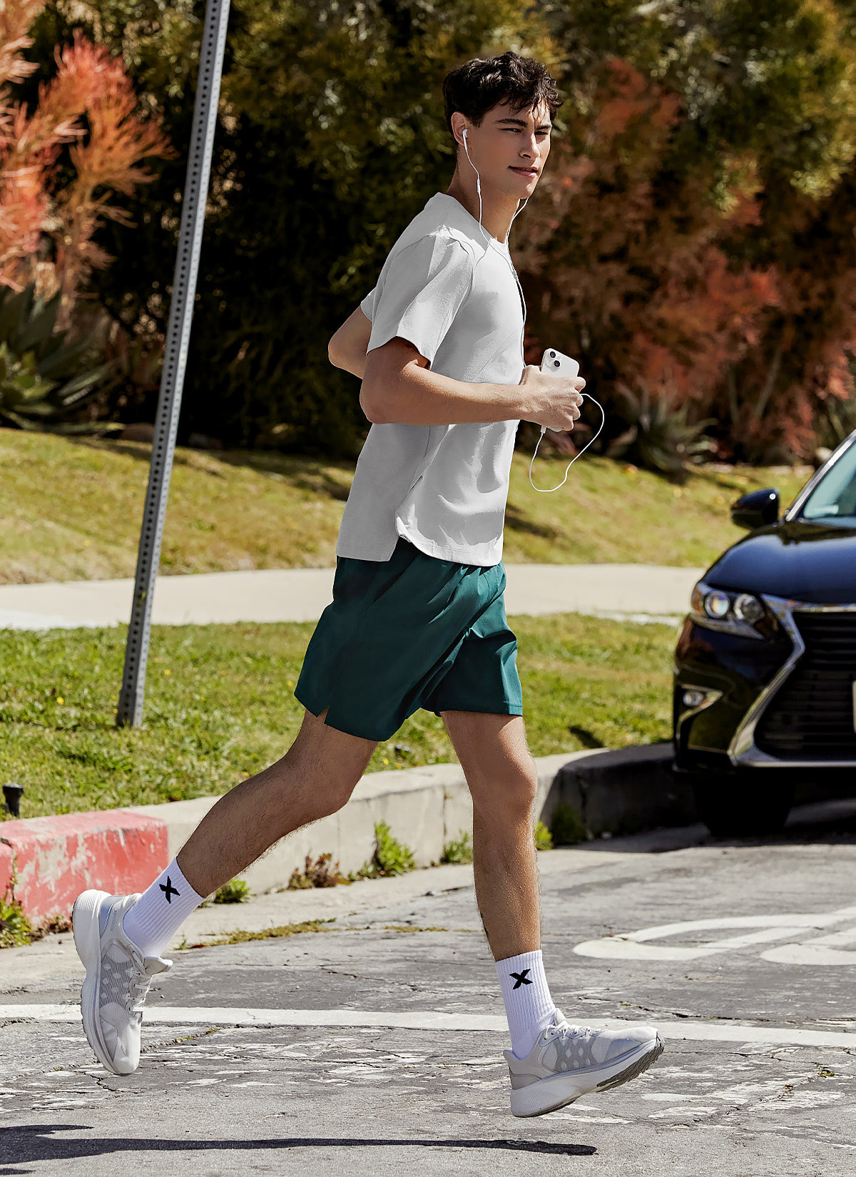 Comfortable Ice 6-Inch Shorts for Men - Breathable Quick-Dry Active Shorts for Running, Gym Workouts & Summer Outdoor Activities