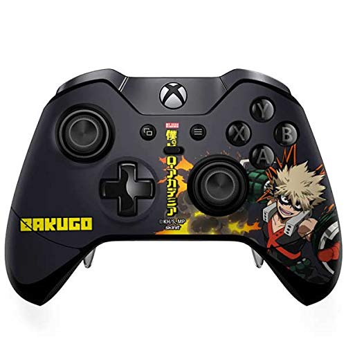 Officially Licensed Funimation Katsuki Bakugo Xbox One Elite Controller Skin | Custom Gaming Decal for Xbox One Elite Series 1 & 2 | Durable Protective Vinyl Wrap - Perfect for Gamers & Anime Fans