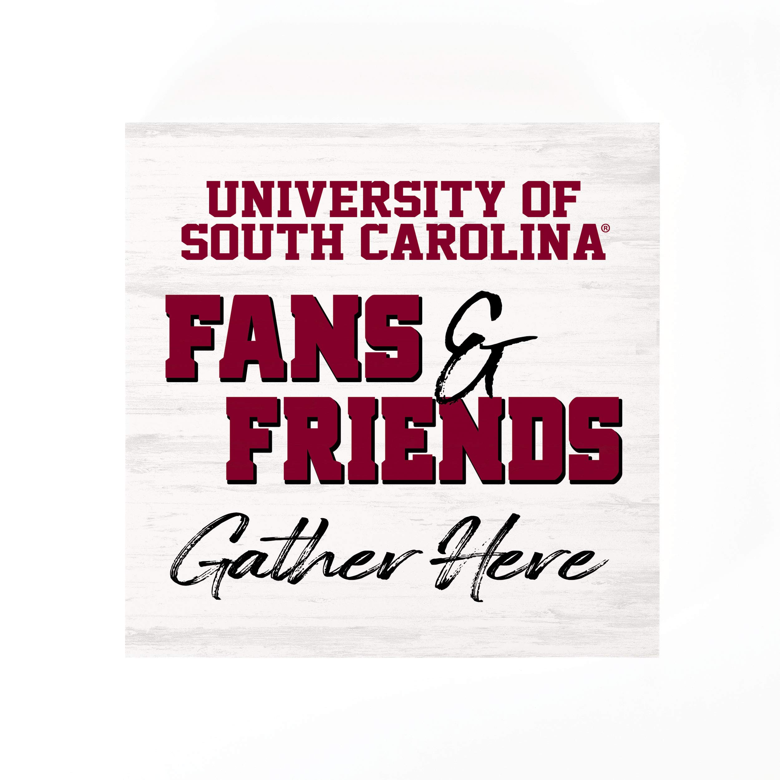 P. Graham Dunn University of South Carolina Wood Sign - 5.5 x 5.5 Inch Handcrafted Gamecocks Fan Decor - Perfect for Tailgating, Home Office & College Dorm Room Wall Art