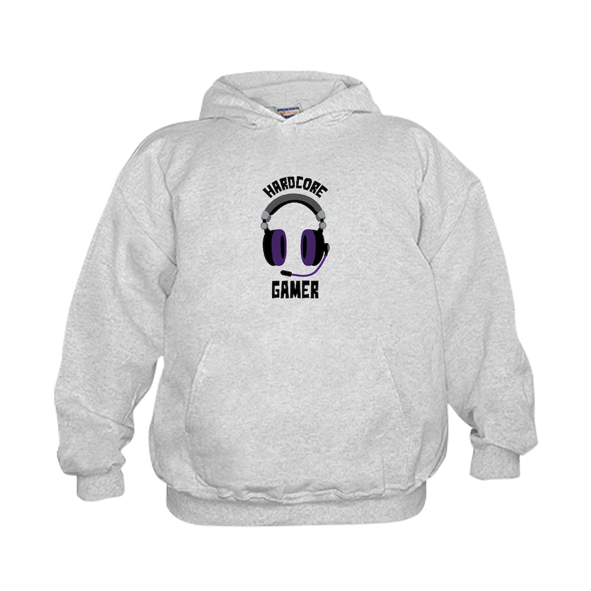 Hardcore Gamer Hoodie for Kids - Classic Pullover Hooded Sweatshirt | Perfect for Gaming, School & Outdoor Activities