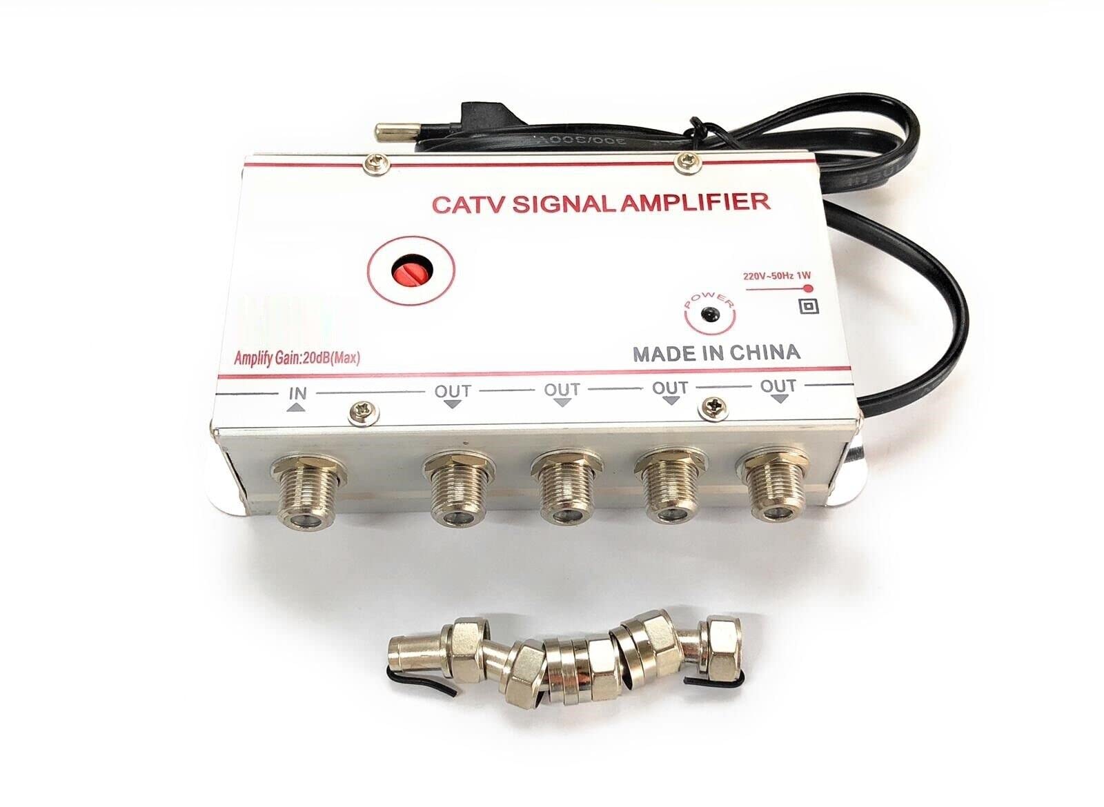 Best Digital TV Antenna Amplifier - 4 Output HD Signal Booster for Clear Reception | Home Theater & RV Setup