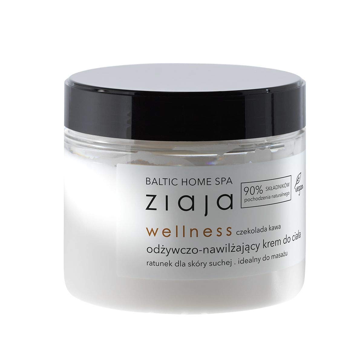 Ziaja Baltic Home Spa Fit Line Body Cream - Deep Moisturizing & Firming Cream for Dry Skin - Perfect for Post-Workout Recovery & Daily Hydration