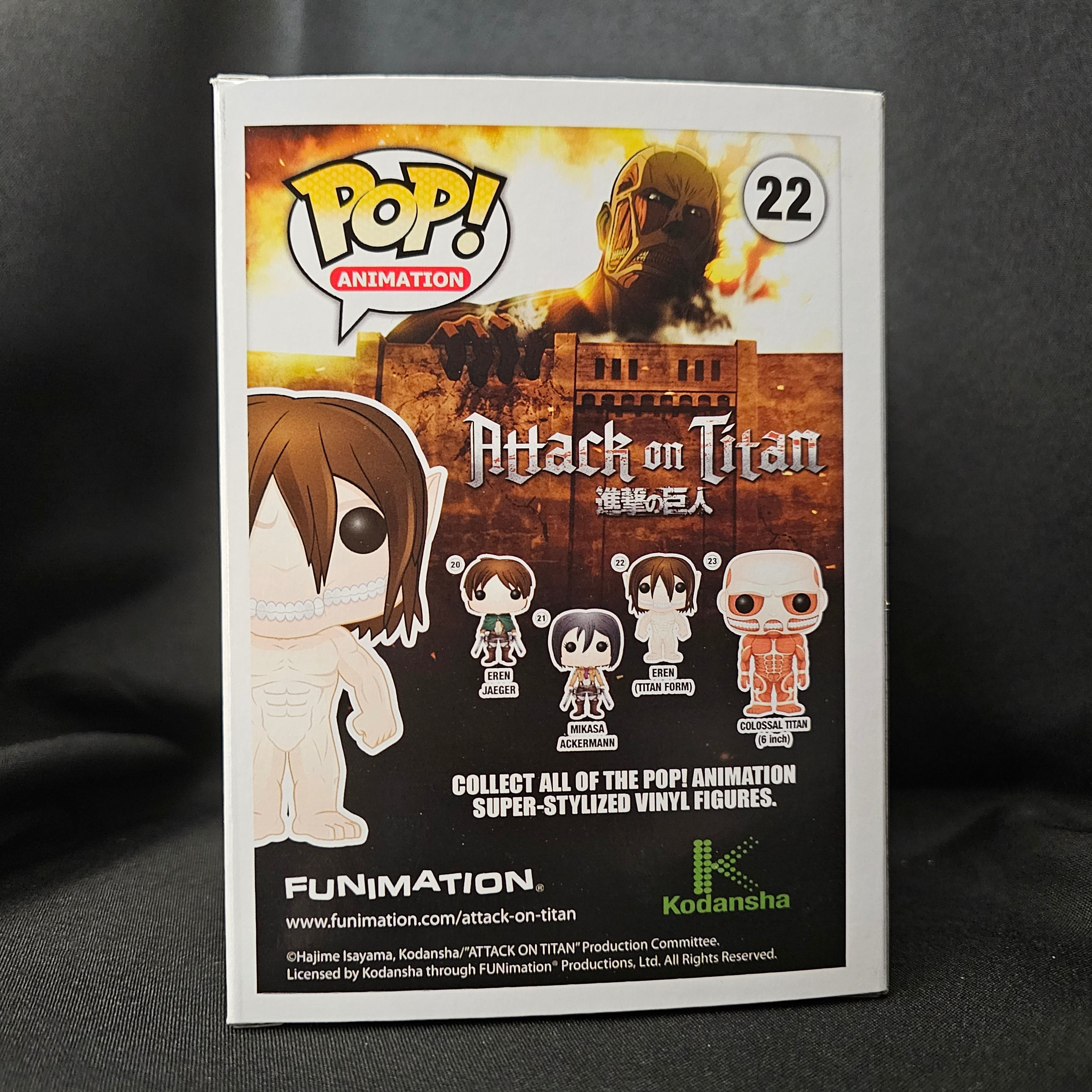 Attack on Titan Eren Titan Form Rage Pop! Vinyl Figure - Funko Pop Collectible for Anime Fans & Attack on Titan Merchandise Lovers - Perfect for Display, Gifts, and Anime Collections