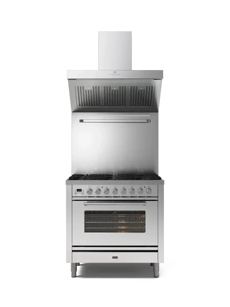 ILVE Professional Plus 90cm Single Oven Range Cooker - Premium Stainless Steel Gas Stove for Home Kitchen & Restaurant Use
