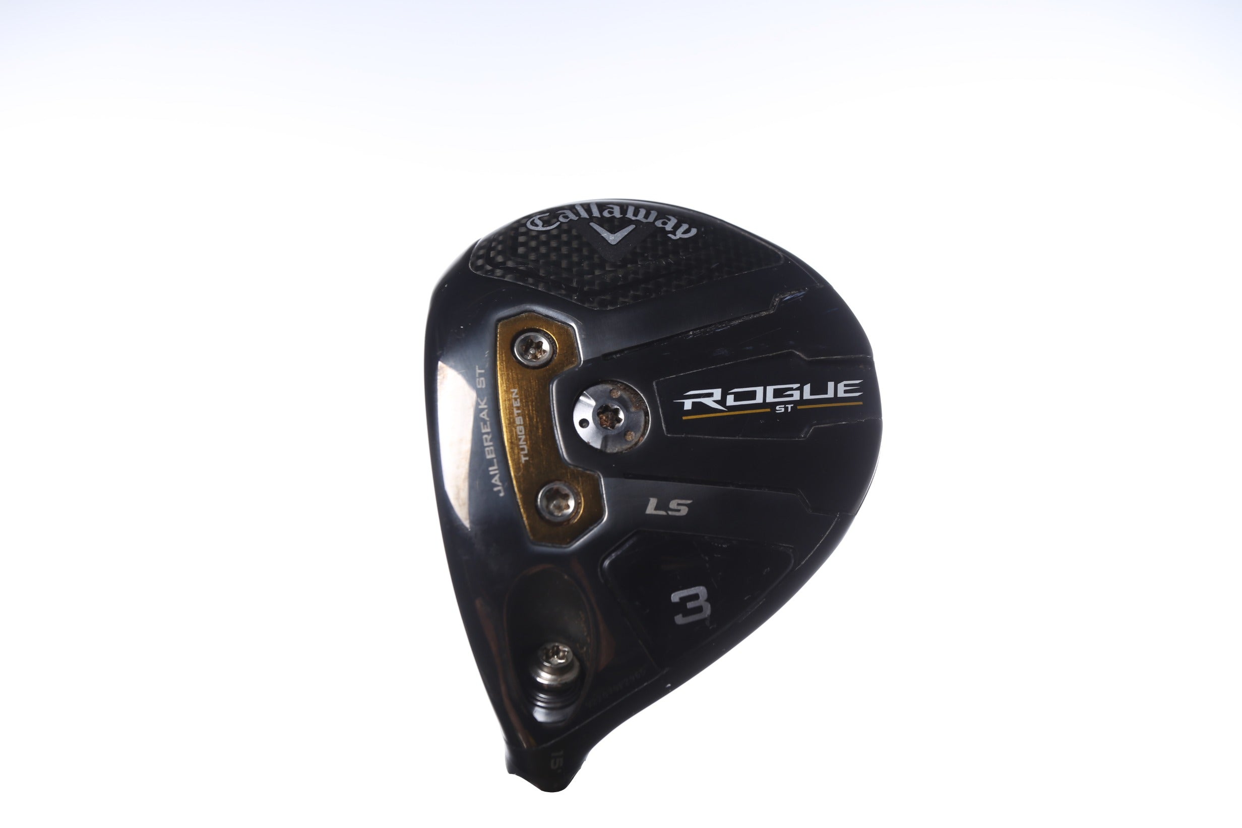 Used Callaway Rogue ST LS Fairway Wood 15° Left-Handed Golf Club Head Only - Perfect for Left-Handed Golfers Seeking Distance & Accuracy on the Course