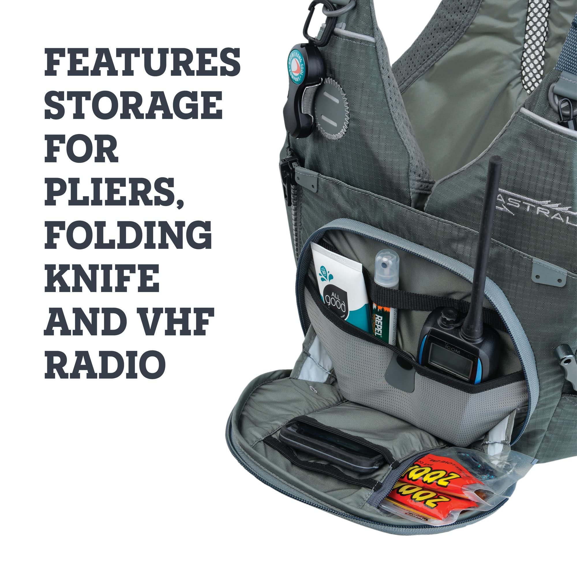 Astral Sturgeon Life Jacket PFD - Premium Kayak Fishing & Water Recreation Vest for Touring & Outdoor Adventures | Comfortable & Durable Safety Gear for Kayaking, Boating & Water Sports