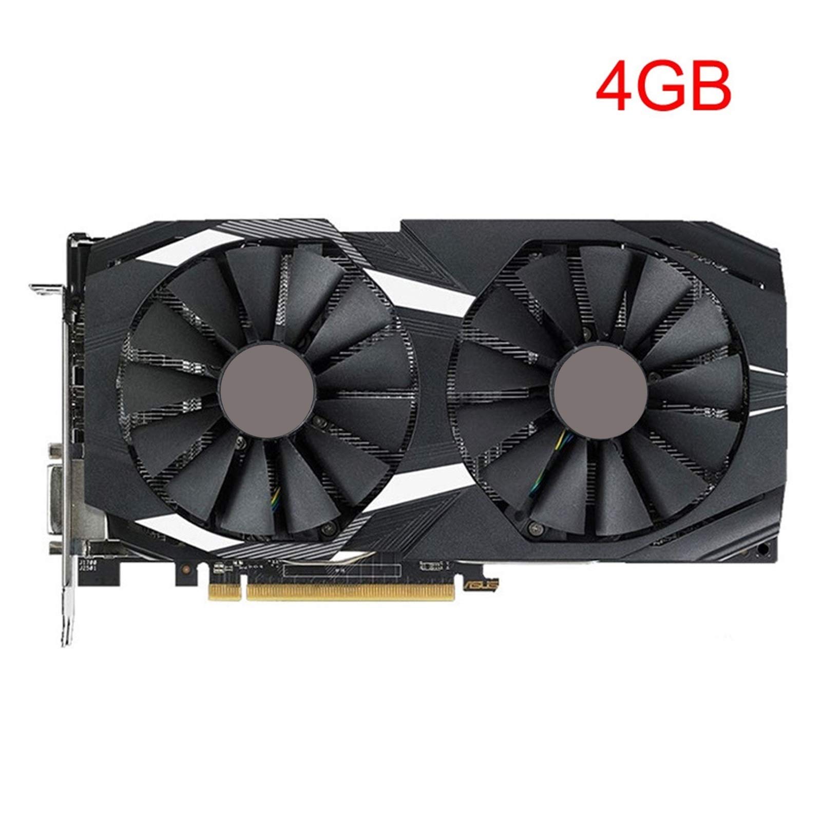 DISPRA GTX 1050 Ti 4GB GDDR5 128Bit Graphics Card for PC - Compatible with ASUS, NVIDIA GeForce GTX 950/960/750 - High Performance Video Card for Gaming, Video Editing & 3D Rendering