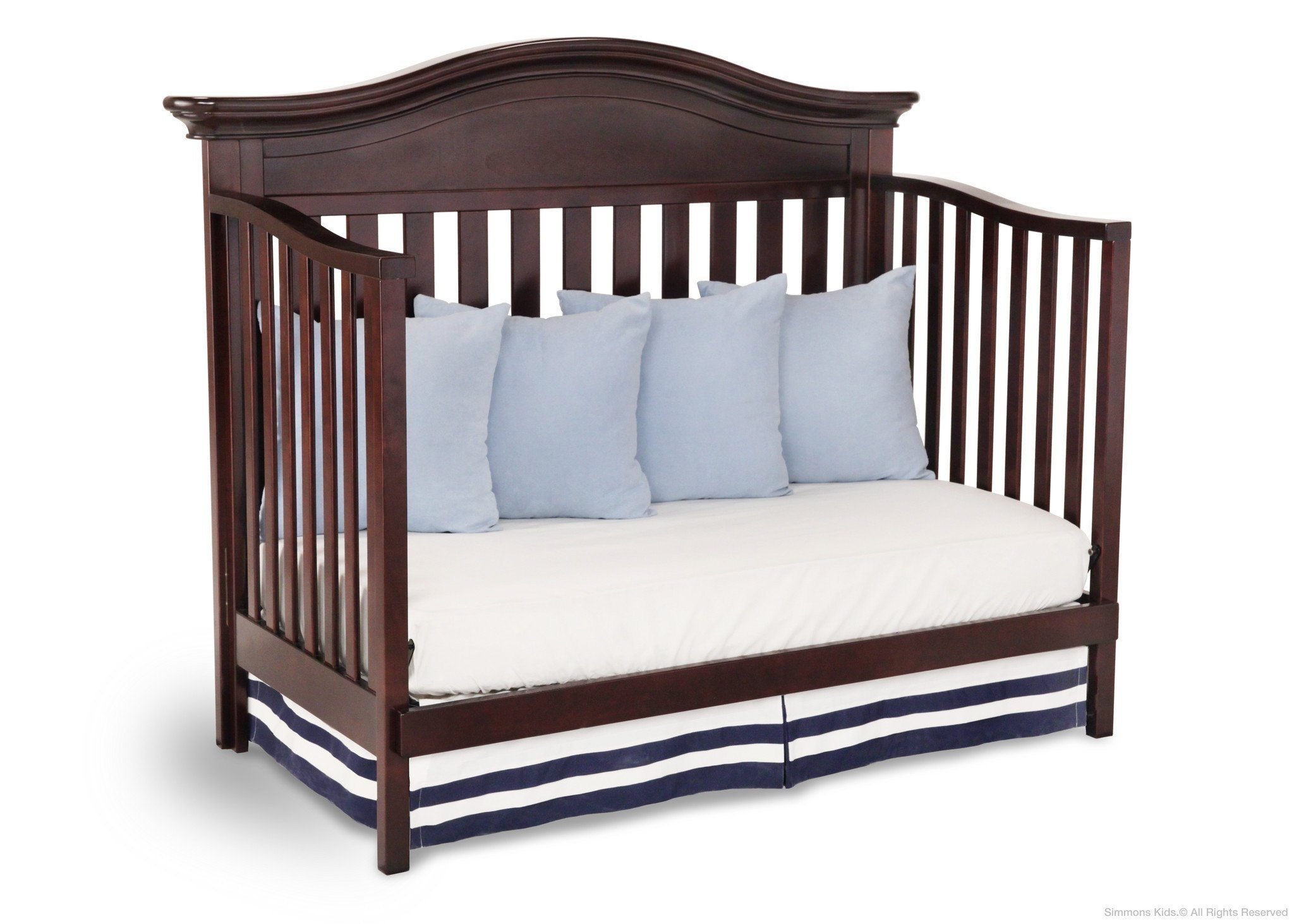 Augusta Crib 'N' More - Convertible Baby Crib with Mattress, 3-in-1 Toddler Bed & Daybed | Nursery Furniture for Boys & Girls | Perfect for Small Spaces & Growing Families
