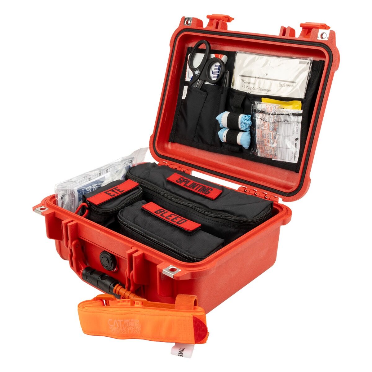 Professional Trauma First Aid Kit Hard Case - Class A Emergency Medical Supplies for Home, Car, Workplace & Outdoor Adventures