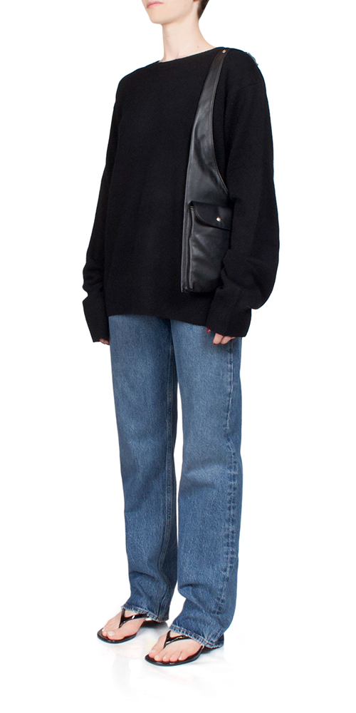 Luxury James Cashmere Sweater for Men - Soft Black Winter Pullover | Warm & Cozy Cashmere Knitwear for Office, Travel & Casual Outfits