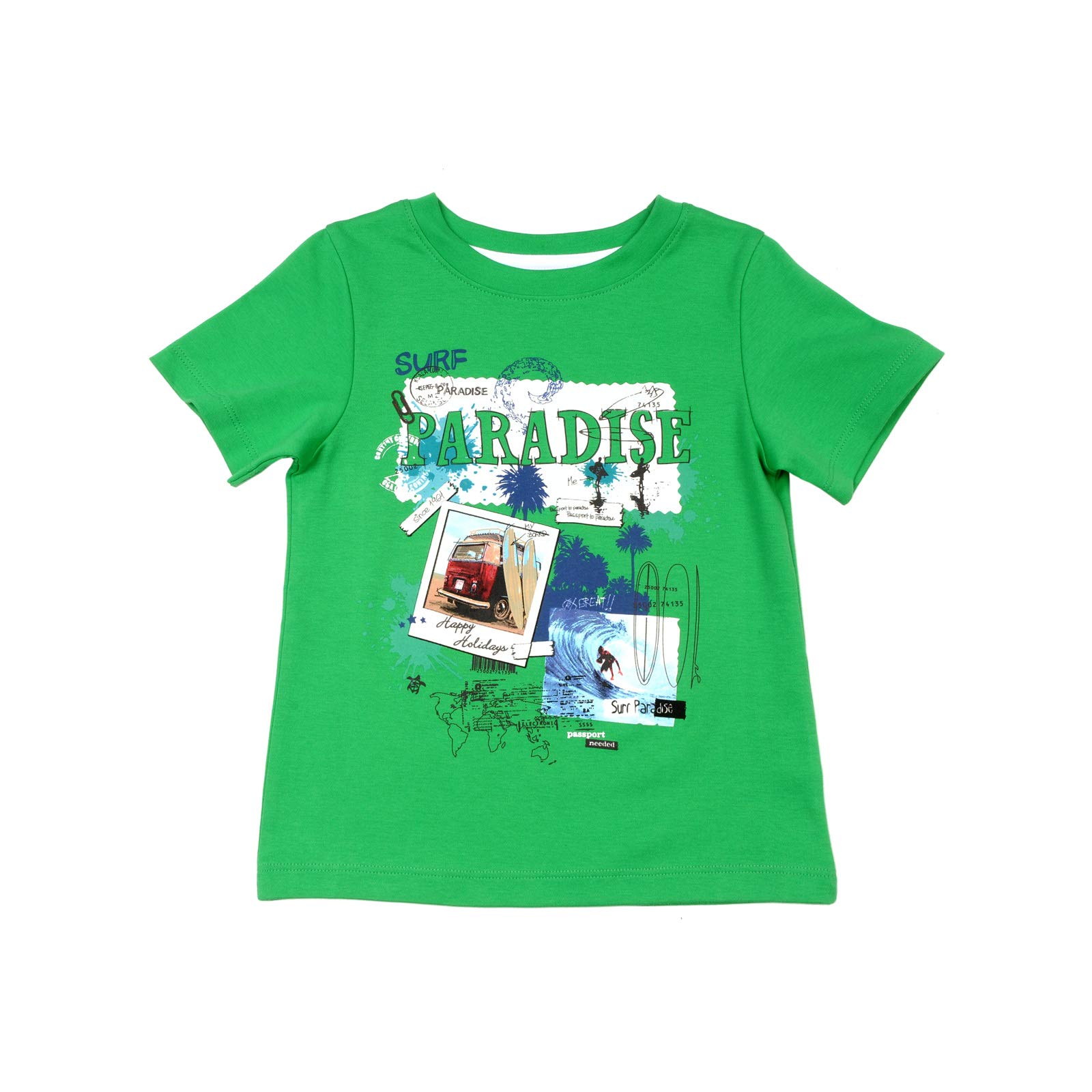 Kids Boys Short Sleeve T-Shirt - Comfortable Cotton Summer Tee for Playground & School Activities