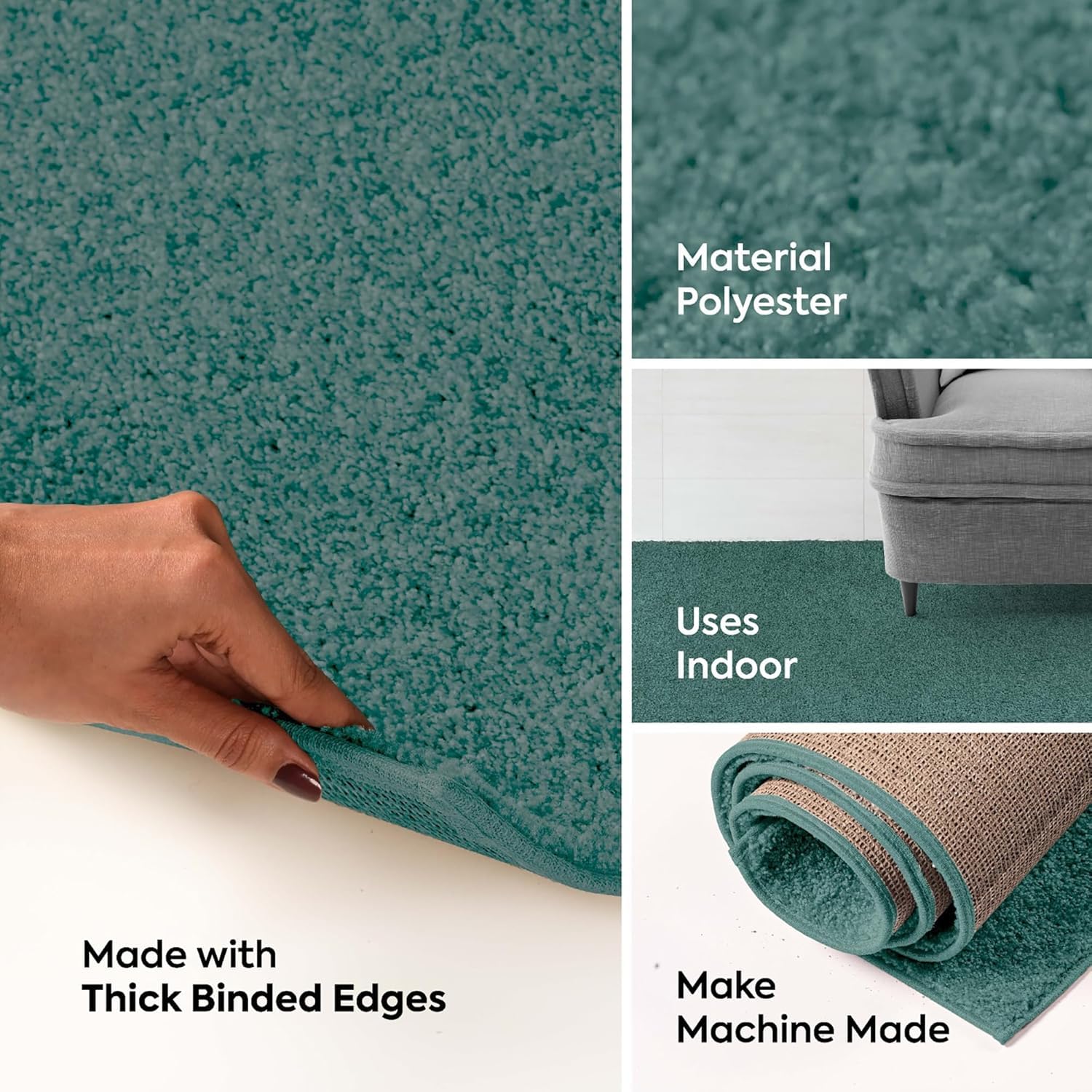 Galaxy Way Kids Favorite Teal Area Rugs - 22