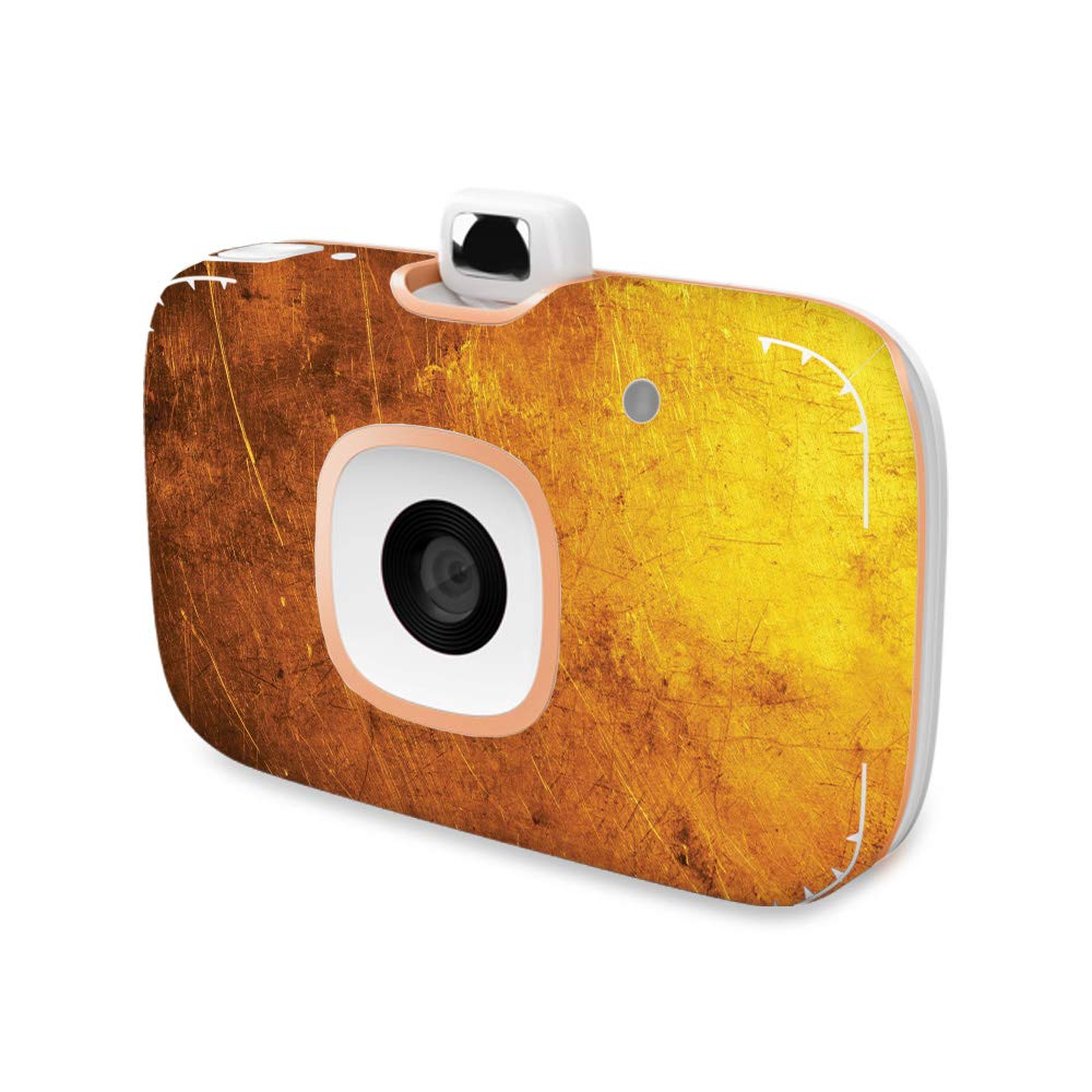 MightySkins Textured Gold Vinyl Decal Wrap Cover for HP Sprocket 2-in-1 Photo Printer | Protective & Durable Skin Compatible with HP Sprocket | Easy to Apply, Remove & Change Styles | Made in USA | Perfect for Travel, Home & Office Use