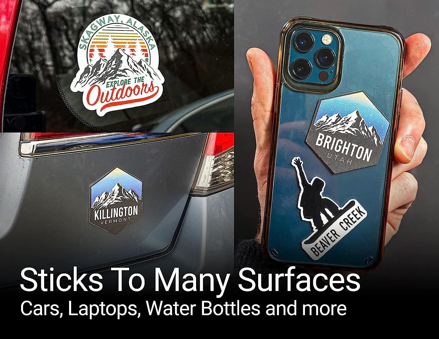 4 Inch Vinyl Decal Sticker - Camping Tent Design for Cars, Laptops & Windows | Island Park Idaho Souvenir | Perfect for Outdoor Enthusiasts & Travel Lovers