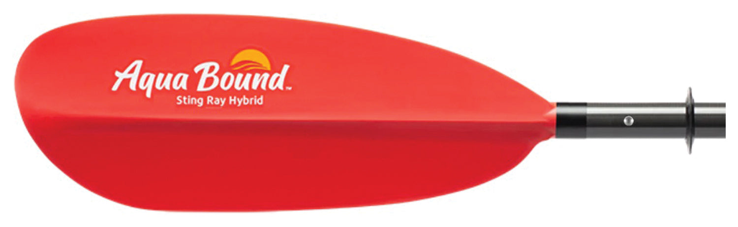 Aqua Bound Stingray Hybrid Posi Lock 220 - Premium Kayak Paddle for Touring & Recreational Kayaking | Lightweight Carbon Shaft & Durable Blade | Perfect for Lakes, Rivers & Coastal Waters
