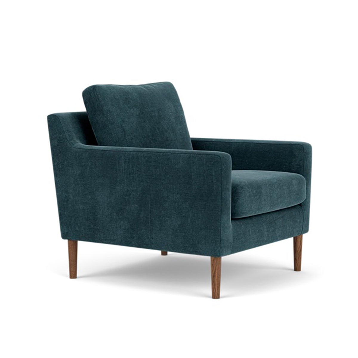 Astha Fabric Armchair - Modern Upholstered Accent Chair for Living Room, Bedroom & Office - Comfortable Lounge Chair with Soft Fabric & Sturdy Frame
