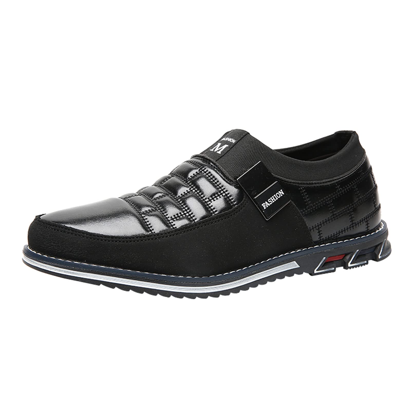 Meidiastra Men's Casual Leather Loafers - Fashionable Walking & Business Shoes for Men - Comfortable Flat Driving Shoes & Dress Sneakers - Perfect for Office, Travel & Daily Wear