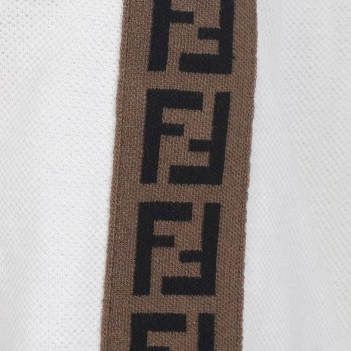 Fendi FF Tape Polo Shirt for Kids - Stylish Designer Cotton Shirt for Boys & Girls - Perfect for School, Parties & Family Outings