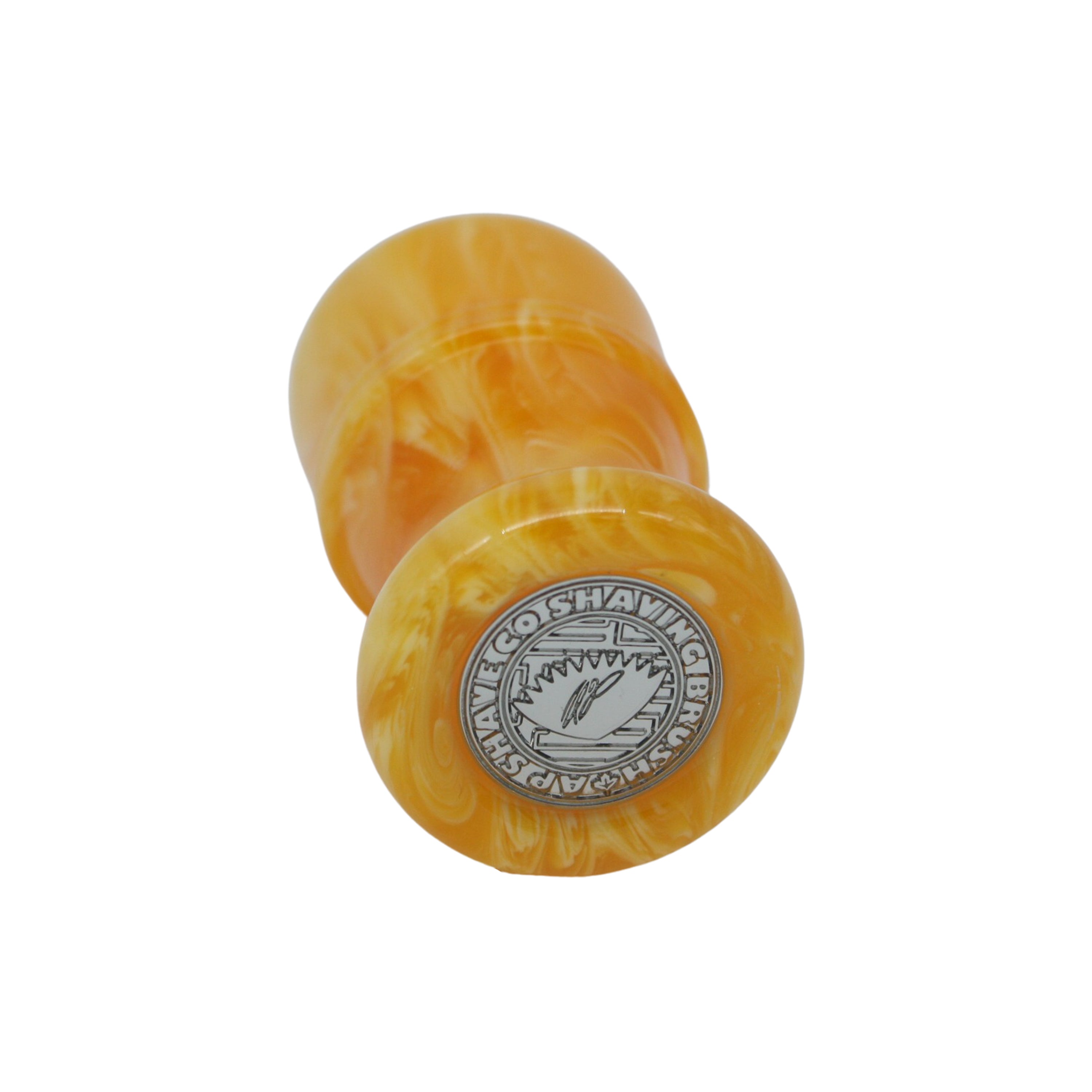 Premium Amber Handcrafted Shaving Brush Handle for 24mm & 26mm Knots - Luxury Wet Shaving Accessory for Men's Grooming & Barber Shop Use