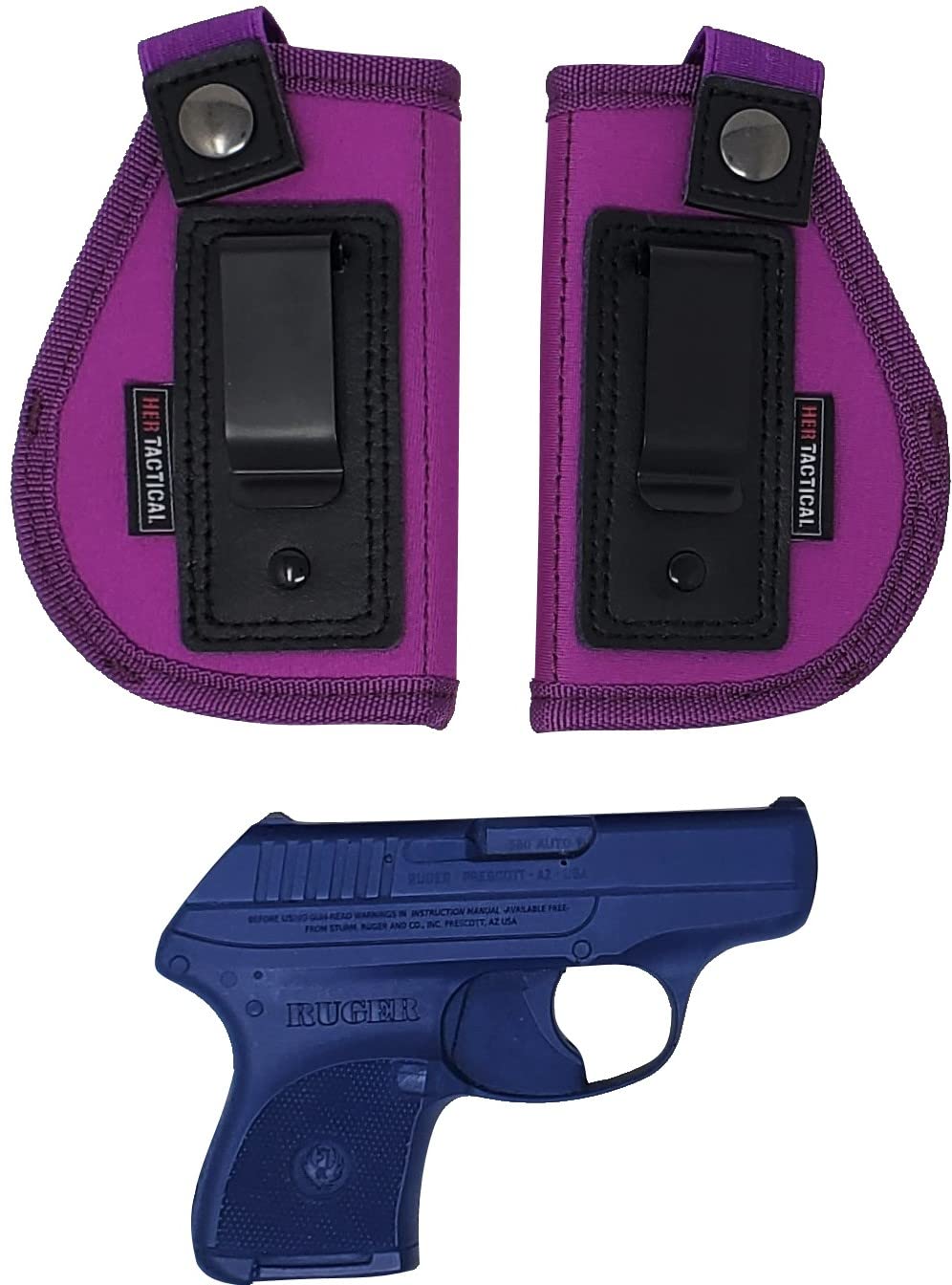 Best Concealed Carry Gun Holster for Women - Universal IWB Hip Holster for Compact & Subcompact Handguns - Comfortable & Secure Everyday Carry for Work, Travel & Outdoor Activities