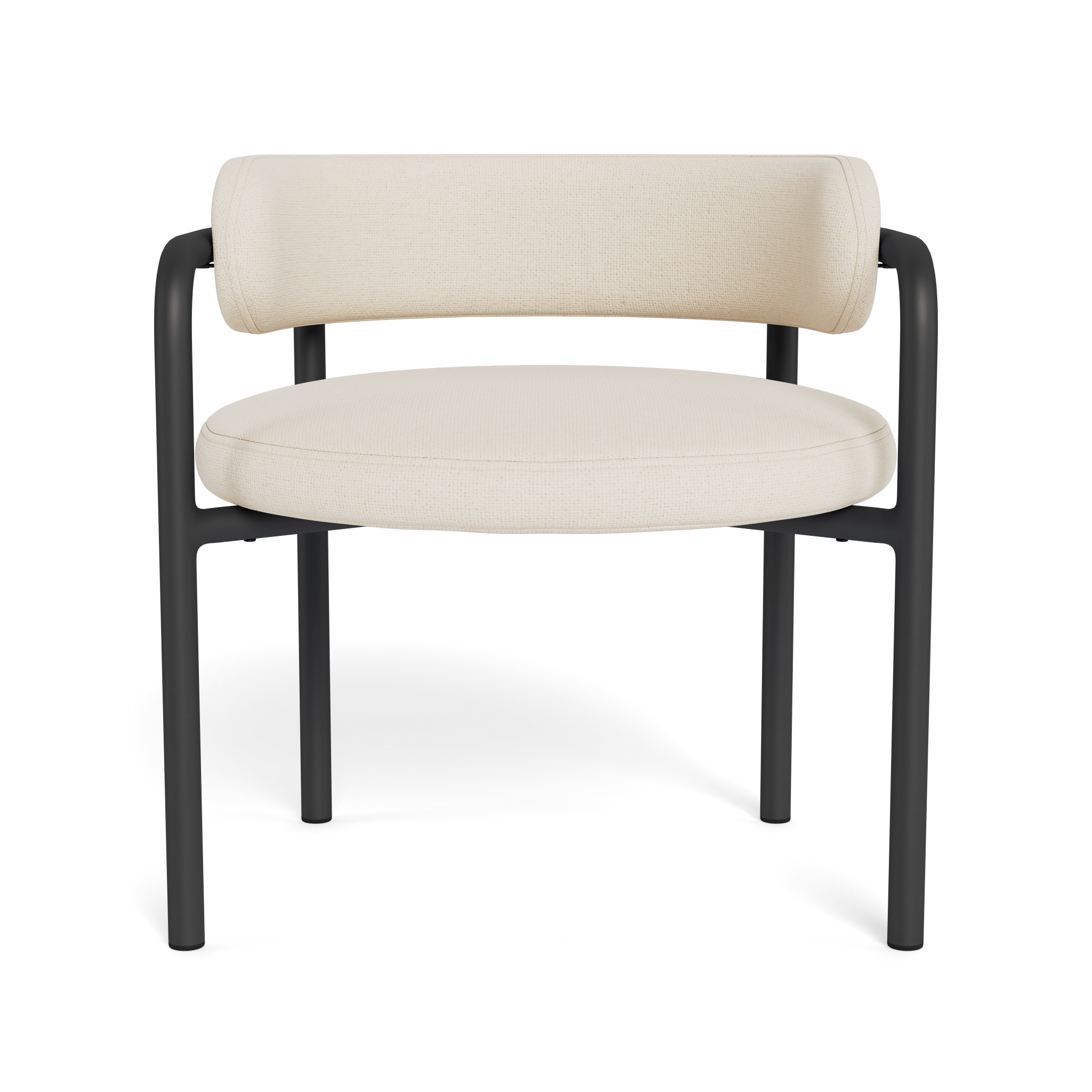 Porto Aluminum Club Chair - Lightweight Outdoor Patio Furniture for Garden, Poolside & Deck - Modern All-Weather Lounge Chair with Cushion (Optional) - Perfect for Relaxing, Sunbathing & Entertaining Guests