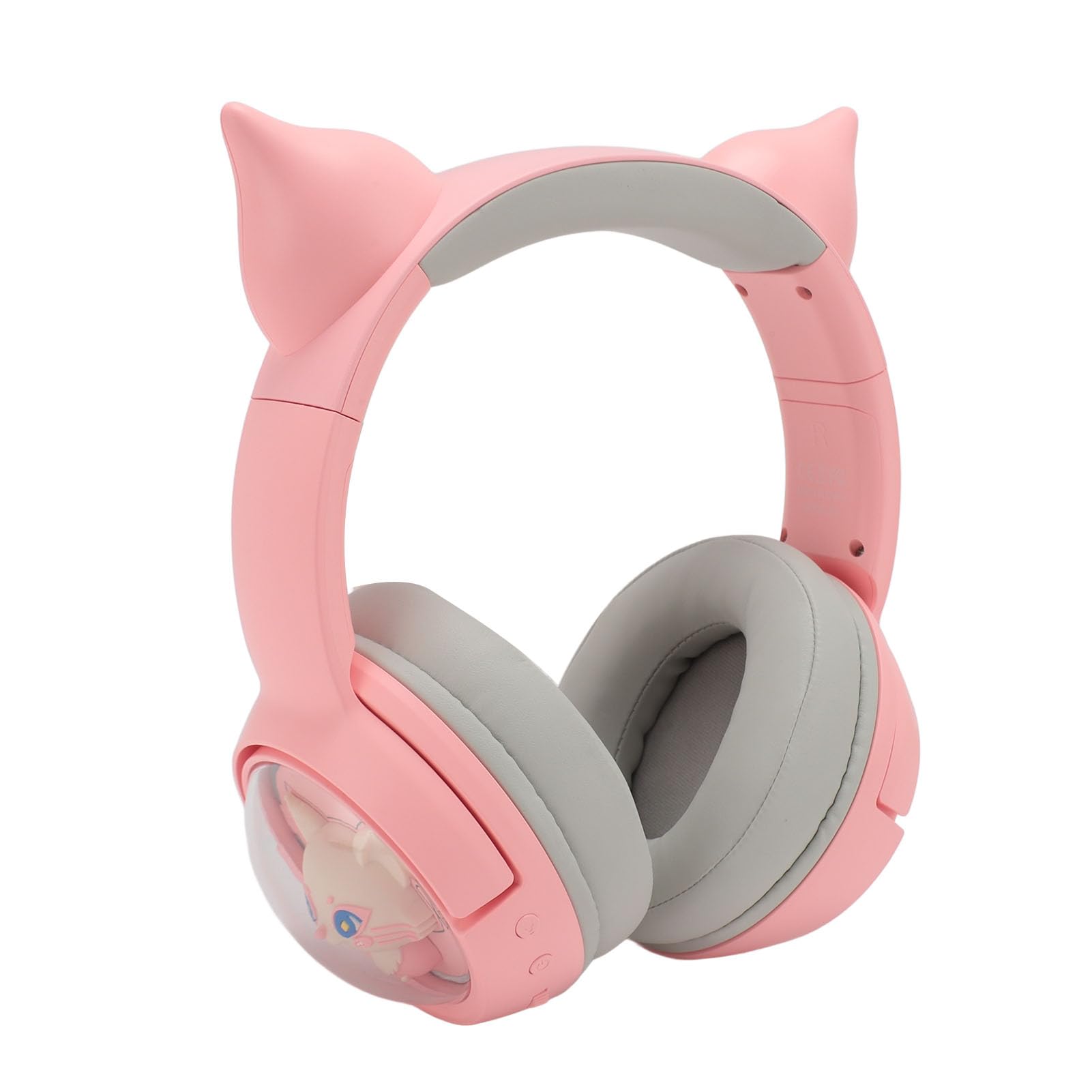 VBESTLIFE Wireless Cat Ear Headphones with RGB LED Lights - Bluetooth Over-Ear Gaming Headset for PC, Laptop, Smartphone - Perfect for Gaming, Music, and Cosplay (Gifts for Boys & Girls)
