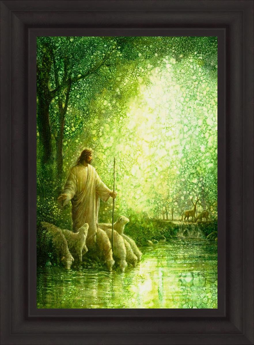 Feed My Sheep By Yongsung Kim - Inspirational Christian Wall Art for Home & Church Decor - Perfect for Living Room, Bedroom & Office