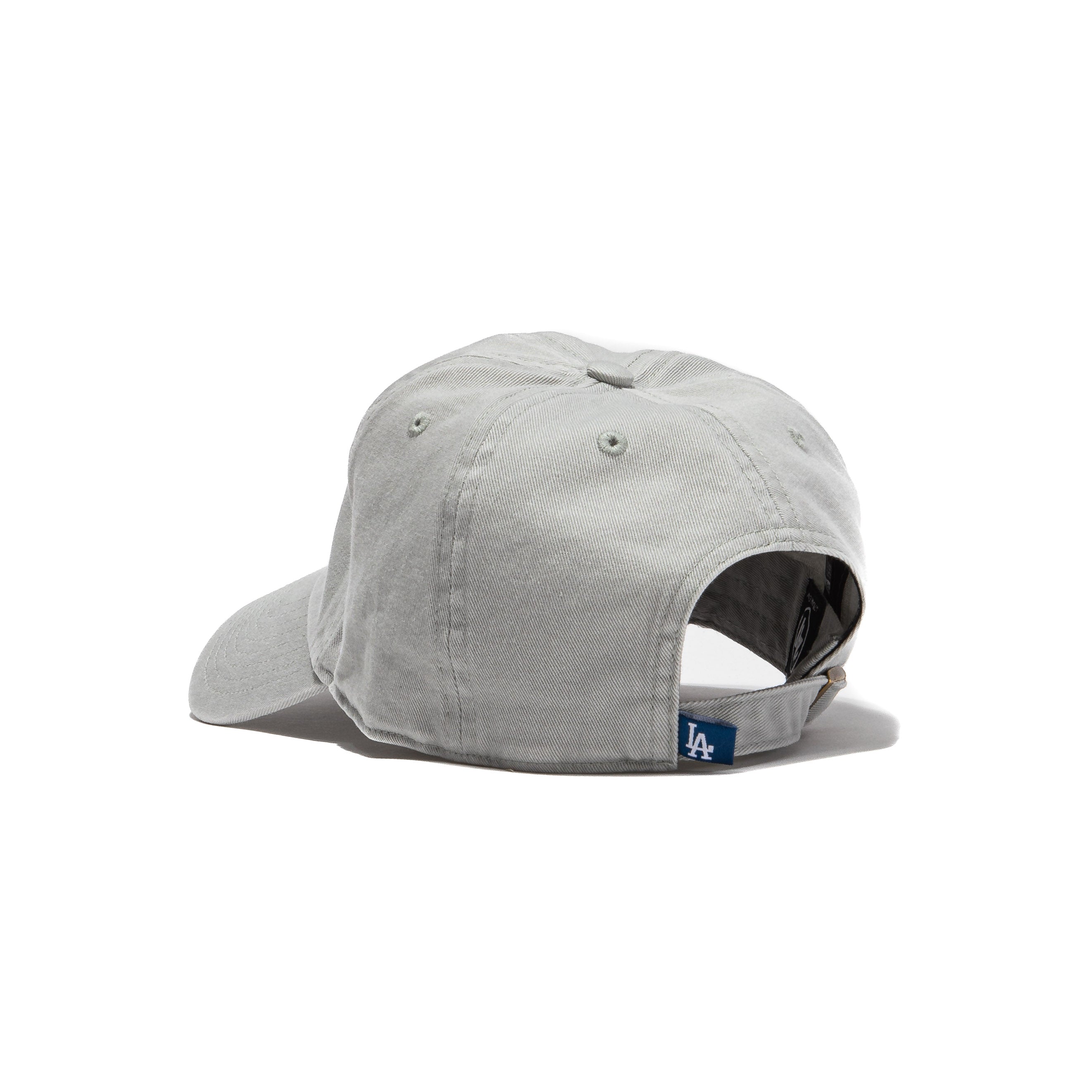 47 Brand Los Angeles Dodgers Cleanup Adjustable Baseball Cap - Gray & White for Men & Women | Perfect for Games, Outdoor Activities & Casual Wear