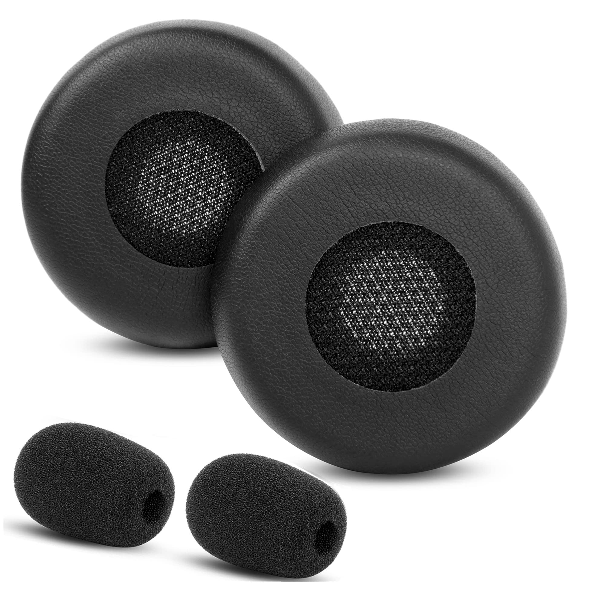 Jabra Evolve 75 UC Replacement Ear Cushions - HSC040W Compatible Ear Pads & Ear Cups for Wireless Bluetooth Headphones - Perfect for Office, Call Centers & Remote Work