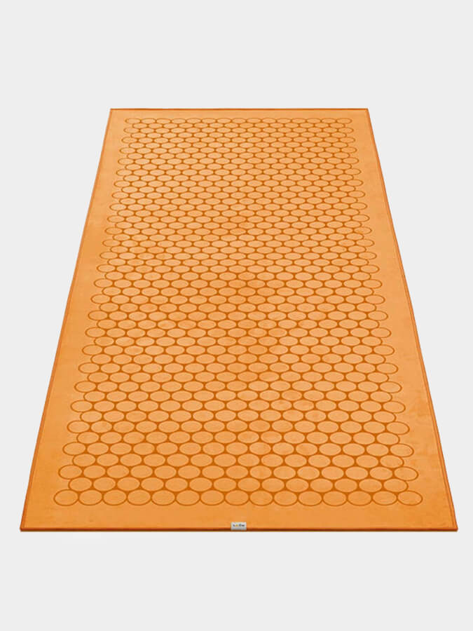 Non-Slip Agoy Gecko Touch Yoga Towel - Ultra Absorbent & Eco-Friendly for Hot Yoga, Pilates & Workouts - Perfect for Grip & Sweat Control in Studios or Home Gym