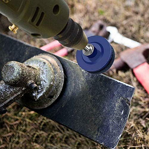 1PC Universal Lawn Mower Blade Sharpener - Fast Rotary Drill Grinding Tool for Lawnmower Blades & Car Accessories | Perfect for DIY Lawn Care & Garden Maintenance