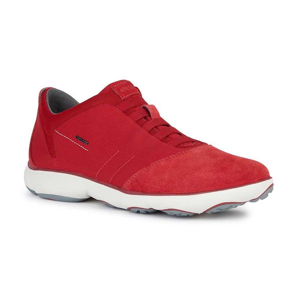 Geox Men's Mnebula Walking Shoes - Lightweight Comfortable Sneakers for Walking, Travel & Casual Wear - Breathable Mesh & Cushioned Support for All-Day Comfort