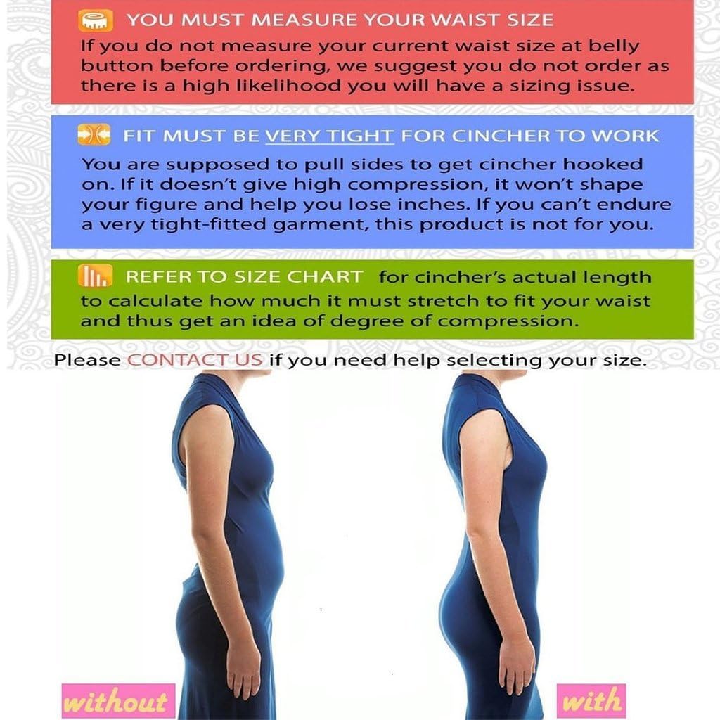 ZAIQUN Women's Waist Trainer Corset - Tummy Control Body Shaper for Weight Loss, Workout & Postpartum Recovery | Slimming Girdle Belt for Tummy Fat Burn & Hourglass Figure | Perfect for Gym, Yoga & Daily Wear