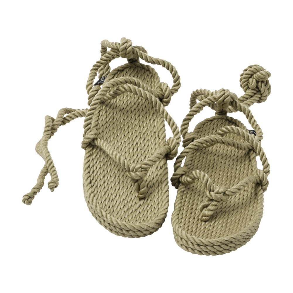 Nomadic State of Mind Handmade Rope Sandals for Men & Women - Unisex Bohemian Straw Sandals - Perfect for Beach, Vacation & Summer Outdoor Activities