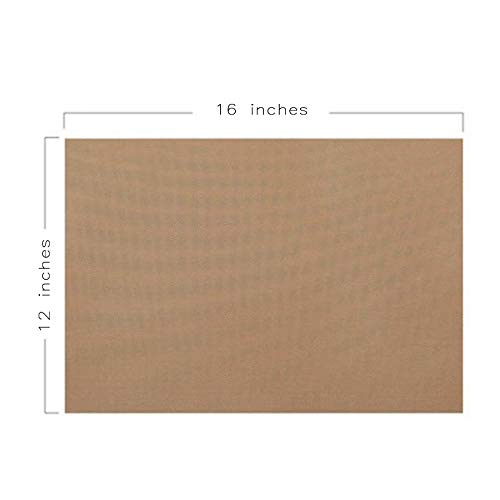 3 Pack 12 x 16 Inch PTFE Non Stick Teflon Sheet for Heat Press Transfer - Reusable Heat Resistant Craft Mat for Iron & Heat Press Machines - Perfect for T-Shirt Printing, Sublimation & DIY Projects